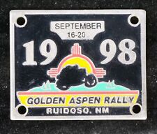 Ruidoso Rally Golden Aspen Motorcycle Rally 1998 Pin 1 1/4