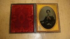 Ambrotype Photo Of Women 1/4 Plate By Gibbs of Richmond, Va. picture