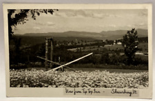 RPPC View From Tip Top Inn, Shrewsbury, Vermont VT Vintage Real Photo Postcard picture