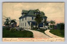 Rochelle IL-Illinois, Greenhurst, McConaughy Residence, Vintage c1907 Postcard picture