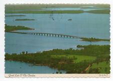 1978 Postcard - GRAND LAKE O' THE CHEROKEES / Sailboat Bridge in Green Country picture