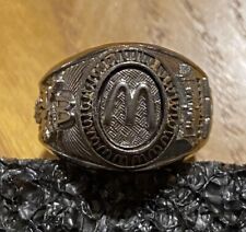 Vintage 1970s McDonalds QSC Employee Recognition Ring - BRAND NEW - MANY SIZES picture