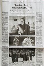 JERRY WEST TRIBUTE LA TIMES SPORTS NEWSPAPER  6/17/24 picture
