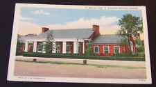 1936 FT. BENJAMIN HARRISON INDIANA SERVICE CLUB UNPOSTED LINEN POSTCARD picture
