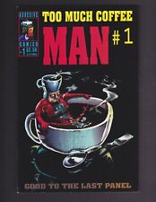 TOO MUCH COFFEE MAN #1 1993 1ST PRINTING SHANNON WHEELER 90s INDIE COMIC ART picture