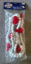 Vintage Toys R Us Snowman Ball Christmas Garland 6 Feet NOS  picture