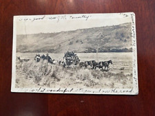 Antique RPPC 1910 Postcard - Lakeview, Ore - Stagecoach Ride picture