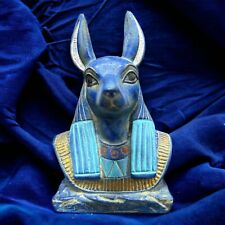 Rare Ancient Egyptian Antiques Egyptian Anubis Head Jackal God of Pharaonic BC picture