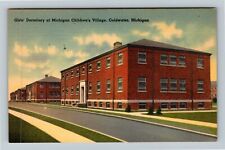 Coldwater, MI-Michigan, Girls Dormitory At Children's Village, Vintage Postcard picture