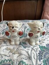 Vintage Bonzo Dog I'm Salt I’m Pepper Shakers 3” Tall Made In Japan picture