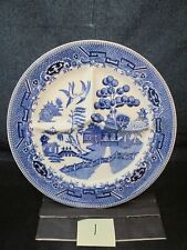 St. Louis Grill Carr China Blue Willow Restaurant Ware Grill Plate picture
