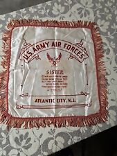 WWll US Army Air Forces Sister Pillowcase Sham Atlantic City New Jersey picture
