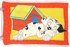 vtg disney 101 dalmations dundee single pillowcase standard size 28x20 inches picture