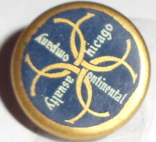 Early 1900s pin Continental CASUALTY pinback CHICAGO Lapel Stud Style badge picture