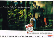 ADVERTISING 104 1994 SNCF les trains tariff KIWI (2p) picture