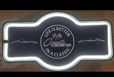 Life is better in a Classic Corvette 17 x 10 LED illuminated sign Stingray picture