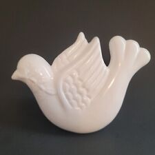 Vintage White Ceramic Dove Wall Pocket from House of Lloyd 1992 picture