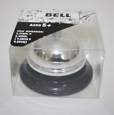 Silver Black Metal Table Counter Desk Bell NEW picture