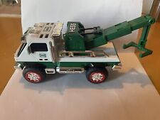 2019 HESS TOY WHITE TOW TRUCK WORKING LIGHTS No Box picture