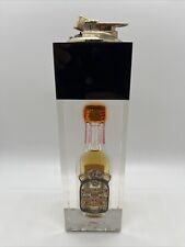 Vintage United Mid-Century Modern Table Lighter Chivas Regal Bottle in Lucite picture