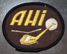 Rare Vtg Airbus Helicopters Inc Patch AHI Flight Aero Training Civilian Military picture