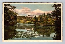 Biltmore NC-North Carolina, Biltmore House Over Lagoon Souvenir Vintage Postcard picture