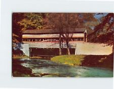 Postcard Old Covered Bridge Valley Forge Pennsylvania USA picture