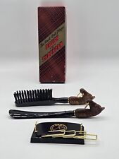Vintage Equestrian Horse Heaf Brush , Tie Rack & Shoe Horn picture