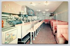 1950s~Etowah TN~Retro Diner~Roy's Restaurant~US HWY 411~VTG MCM Postcard picture
