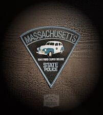 Mass State Police Cruiser Legends Patch 1941 Ford Super Deluxe picture