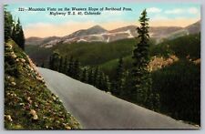 Colorado Co Highway Us 40 Mountain Vista On Western Slope Of Berthoud Postcard picture