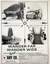 1971 Triple A Motorcycle Seat Windshield Luggage Rack Floor Boards - Vintage Ad picture