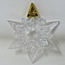 Vintage MMA Metropolitan Museum of Art NY Crystal Snowflake Ornament picture