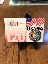 GTI Telecom Telecard Phone Card USA FIFA World Cup 1994 SAMPLE CARD 120 Units picture