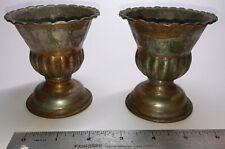 Vintage Metal Candle Holders ~ Set of 2 picture