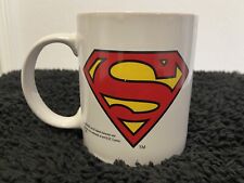 SUPERMAN COFFEE CUP MUG MAN OF STEEL 2009 SHERWOOD 10 ozs picture