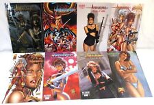 Lot of 8 Avengelyne Comics #1 Chromium + Glory Swimsuit Special Rob Liefeld picture