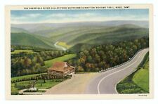 Postcard Deerfield River Valley Whitcomb Summit Mohawk Trail Mass. Massachusetts picture