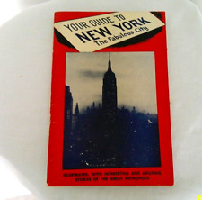 Vintage 1952 Your Guide to New York Book The Fabulous City  96 Pages picture