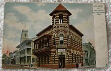 Old Tuck Postcard Hotel Jefferson & First National Bank in Key West, Florida picture
