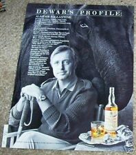 1986 -Dewar's Scotch Whisky- Alistair Ballantine Abercromie Safari elephant AD picture