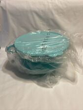 NOS Tupperware Thatsa Bowl Jumbo 59 Cup Mega Aqua / Teal with Seal  picture