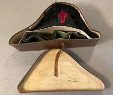VINTAGE FREEMASON HAT AND GARMENT WITH CASE USA OHIO 7 1/8 picture