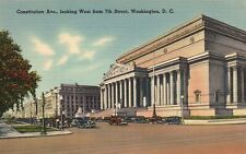Postcard Washington DC Constitution Ave West from 7th Street Vintage PC H4857 picture