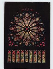Postcard Western Rose Window, The National Cathedral, Trondheim, Norway picture