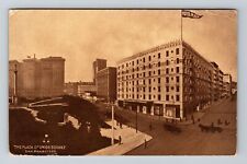 San Francisco CA-California, Plaza of Union Square, Antique Vintage Postcard picture