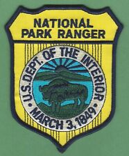 U.S. DEPARTMENT OF THE INTERIOR NATIONAL PARK RANGER PATCH picture