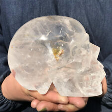 3.96LB Top Natural Clear Quartz Skull Quartz Crystal skull point polishing picture