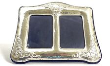 Vintage Twin Double Valenti Co 925 Sterling Silver Picture Frame Photo ~3.25 x 2 picture
