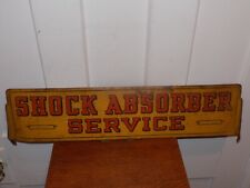 Vintage Shock Absorber Service Rack Topper Metal Sign picture